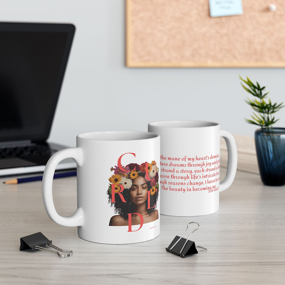 CURL'D Ceramic Mug, 11oz