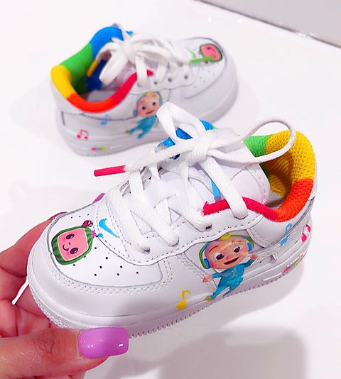 cocomelon multi color custom airforce one | Mysite