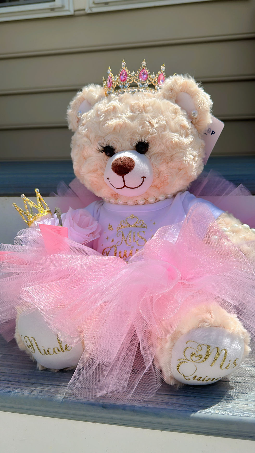 Thumbnail: Quinceñera teady bear, peluche de quinceñera 