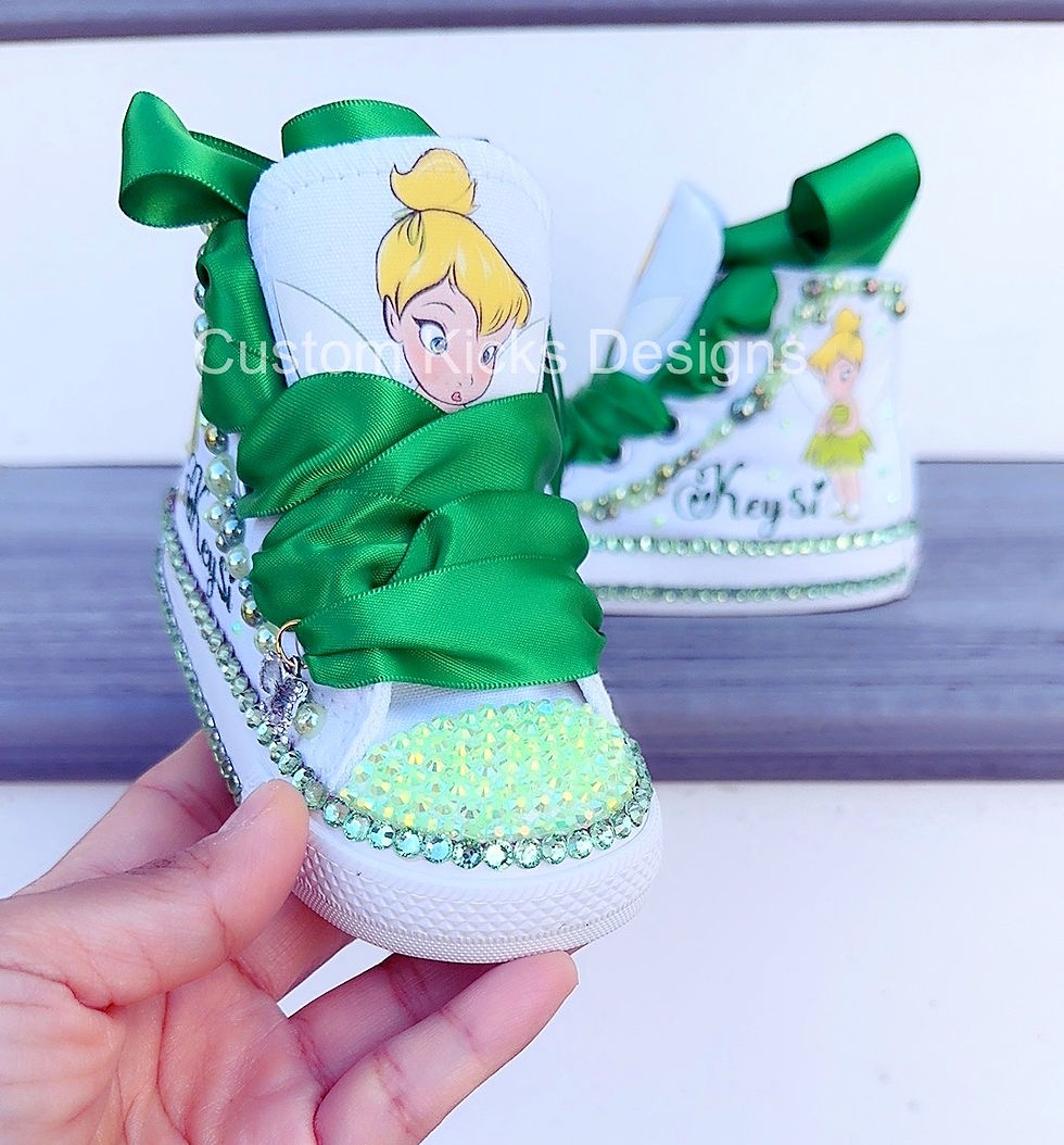 Tinkerbell custom converse