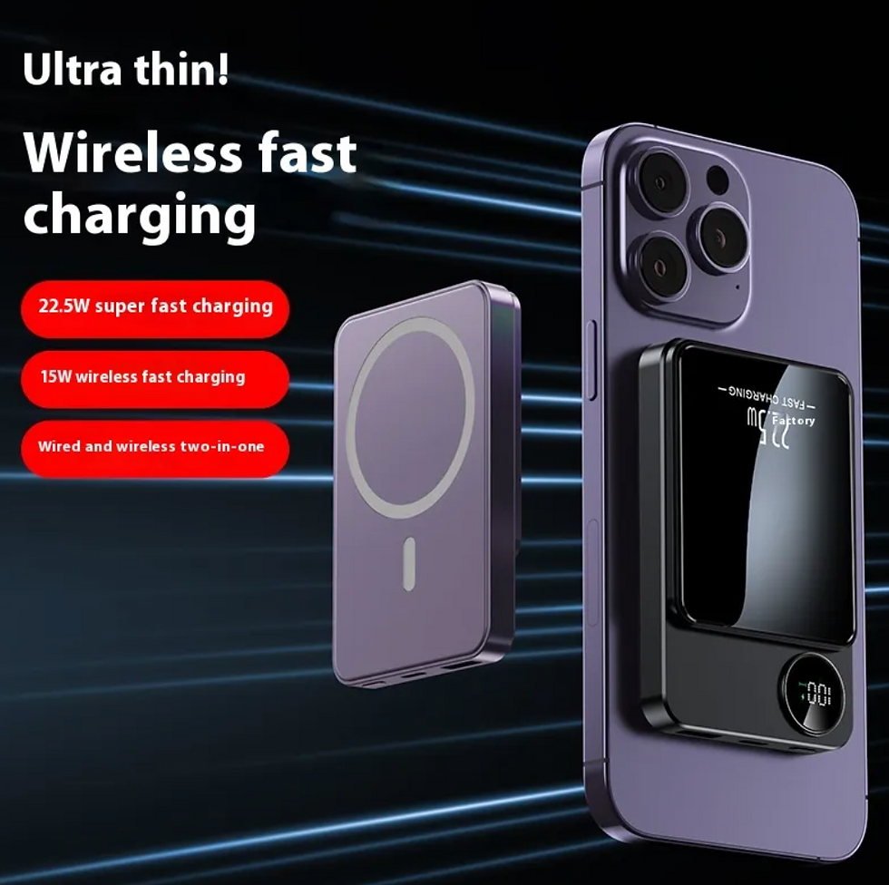 Miniatura: Ultra-thin Magnetic Wireless Power Bank