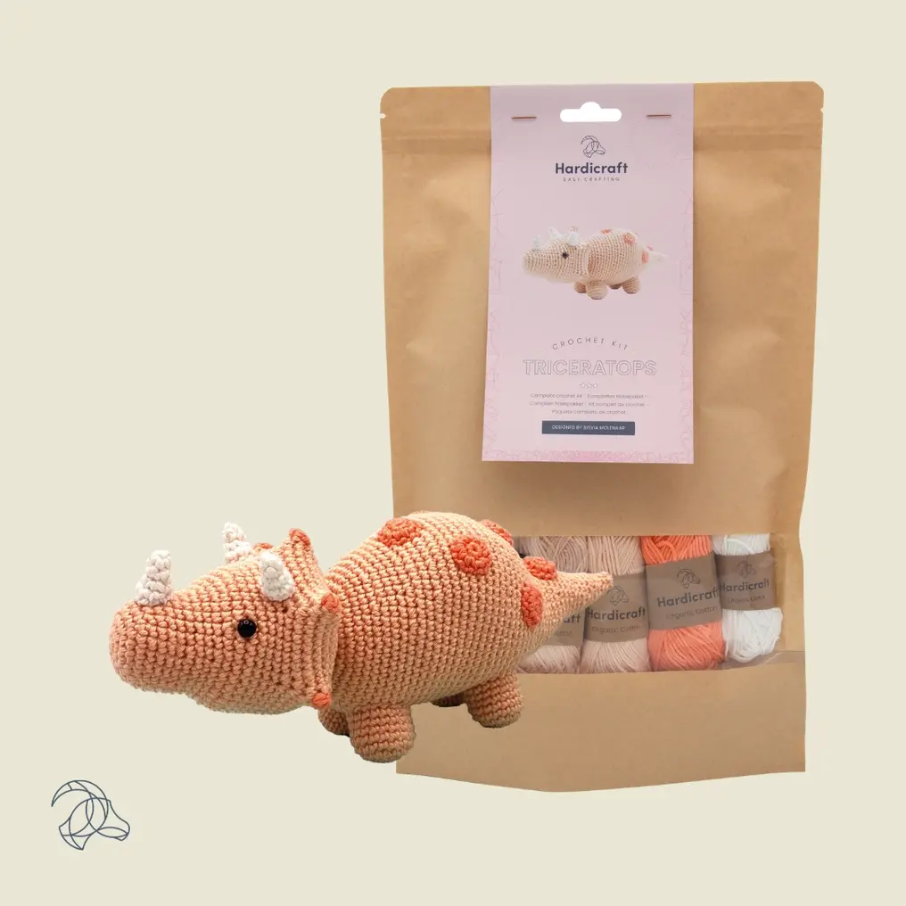 Hardicraft Triceratops Crochet Kit