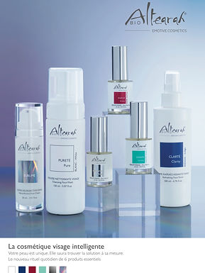 Institut de beauté Aloé, Châtel-St-Denis, soins du vasage, produits Altearah BIO