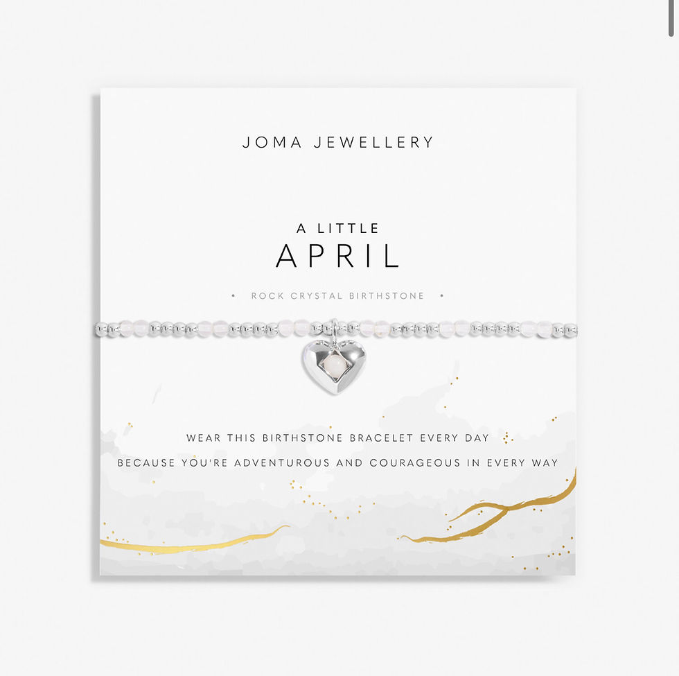Thumbnail: Heart Birthstone A Little Bracelets 