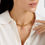 Thumbnail: Reine Waterproof Gold Rope Necklace