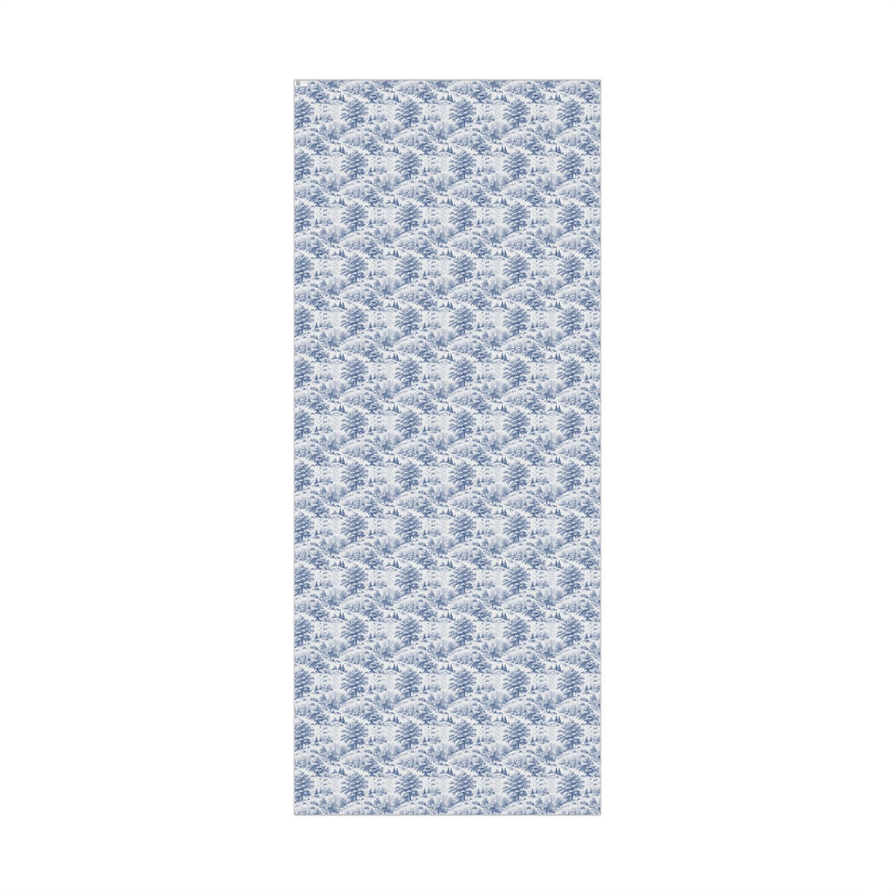 Thumbnail: Toile Winter Pattern | Holiday Wrapping Paper for Christmas Eco-Friendly