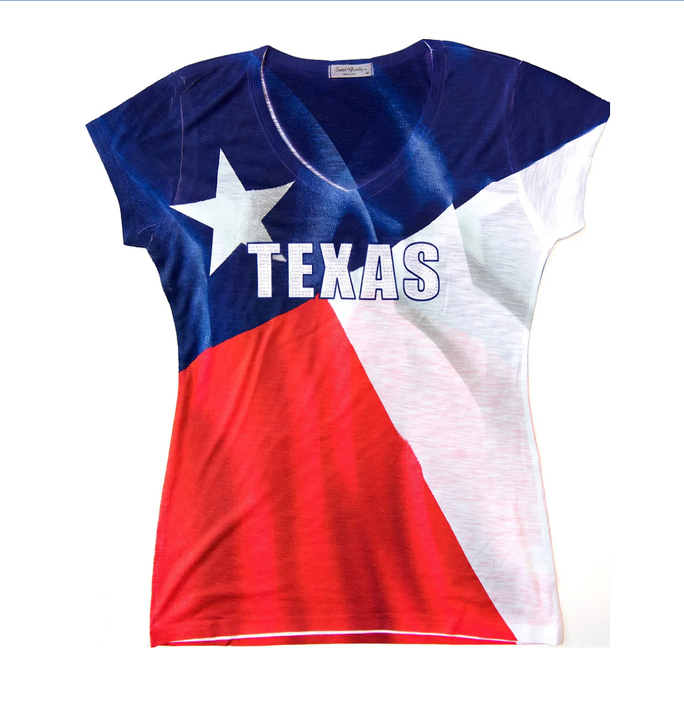 Texas Flag Tshirt - Women
