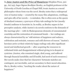Reading Austen as a 'Moral Philosopher'