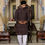 Thumbnail: Traditional Bagru Hand Block Printed Gent's Long Kurta with Payzama