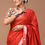 Thumbnail: Pure Cotton Linen Saree in Hand Block Print