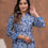 Thumbnail: Hand Block Printed "Stitched" Kurti with Plazo