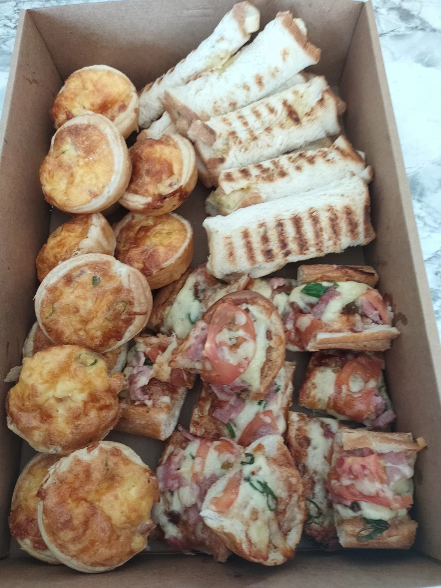 Arranged Food and Objects