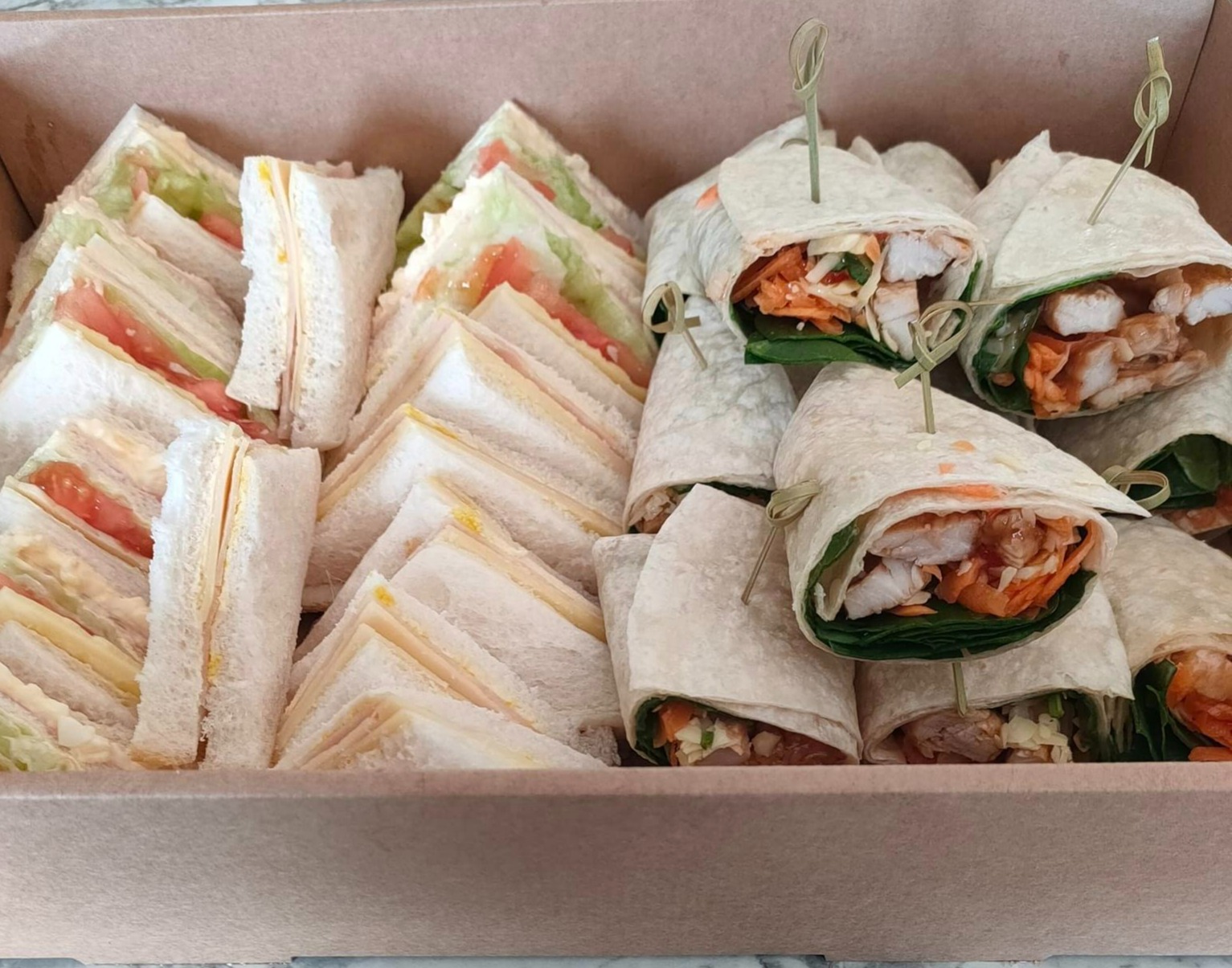 Arranged Food and Objects