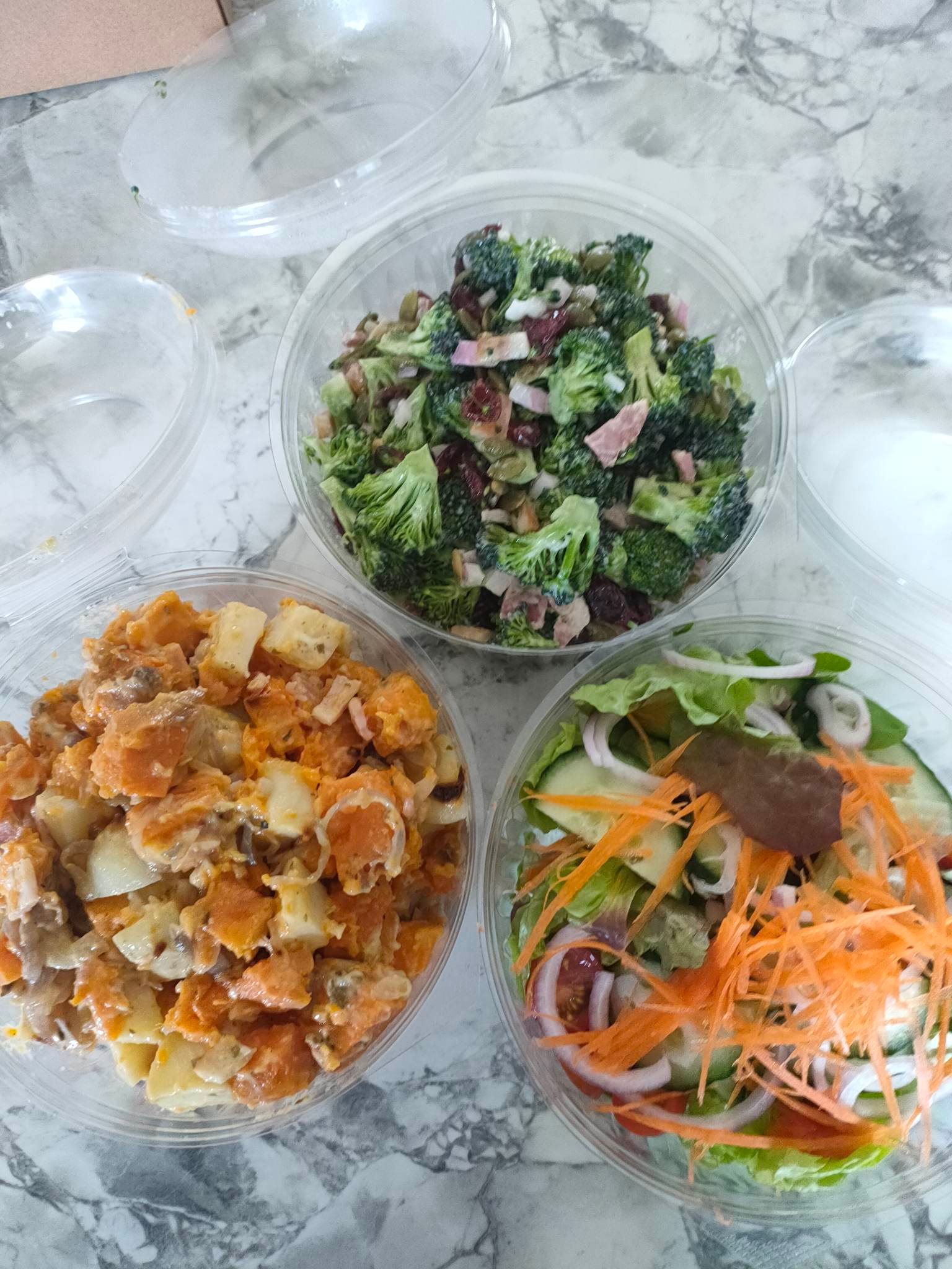 Arranged Food and Objects