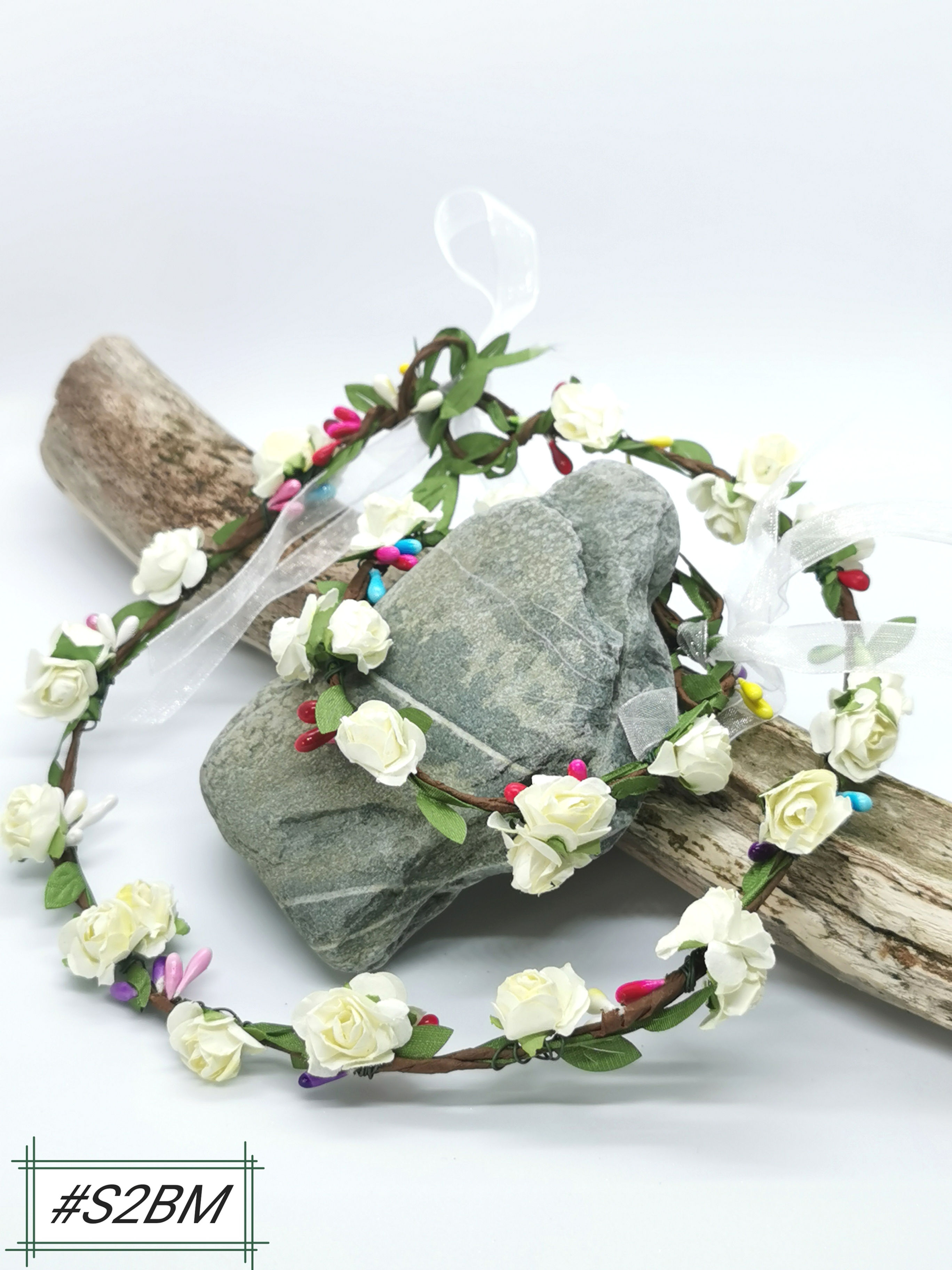 Sissy Floral Crown & Bracelet 