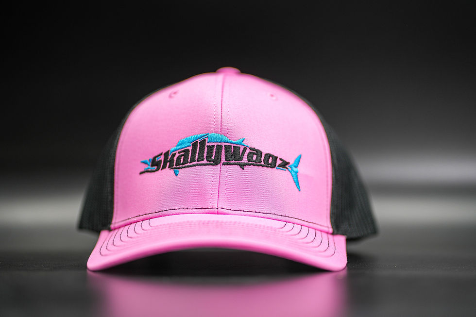 Pink Front with Black Mesh