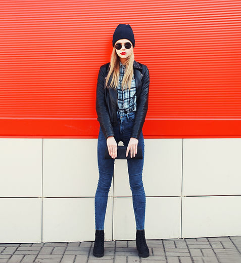 Pose Against the Red