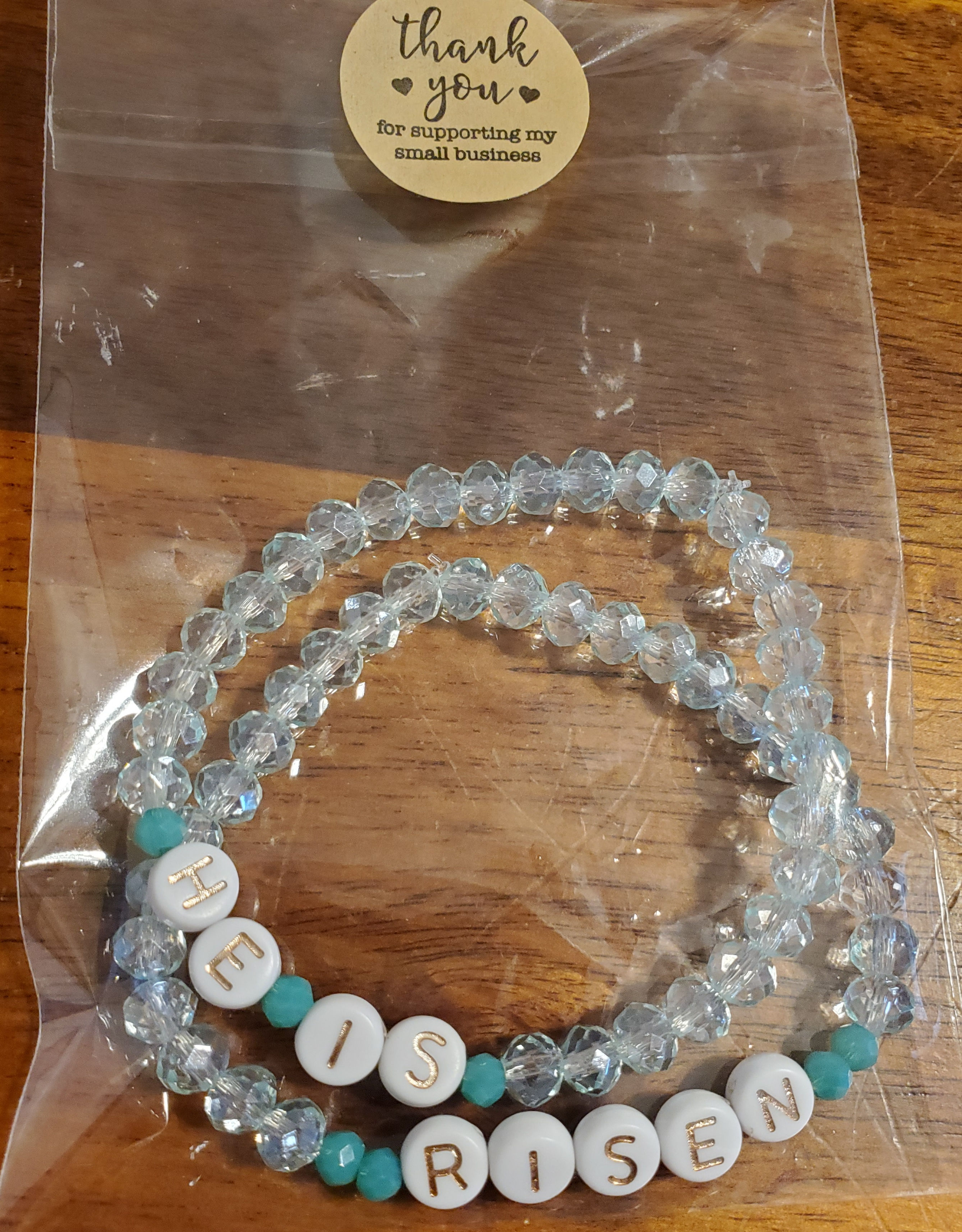 He Is Risen Beaded Bracelet Set 