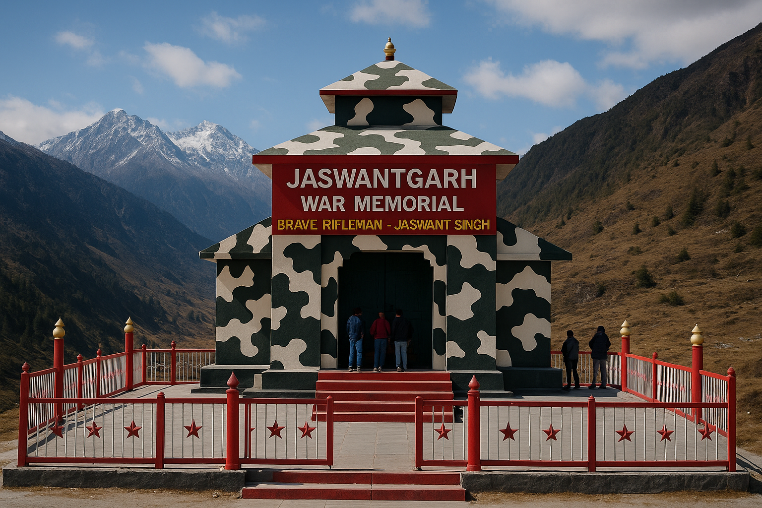 Jaswantgarh War Memorial in Arunachal Pradesh