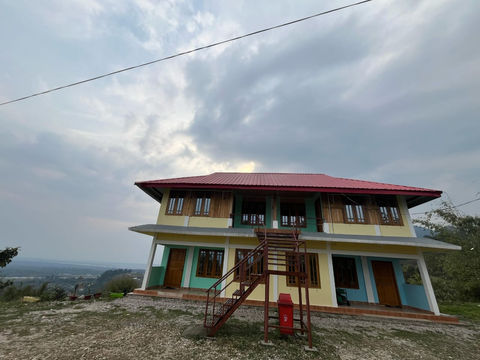 Scenic view from Alpine View Resort Dambuk in Arunachal Pradesh