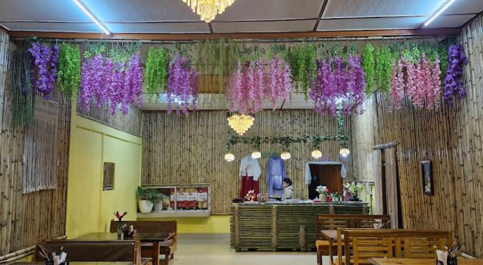 Snooker billiards table in recreation room at Tothro Resort Anini, Dibang Valley, Arunachal Pradesh