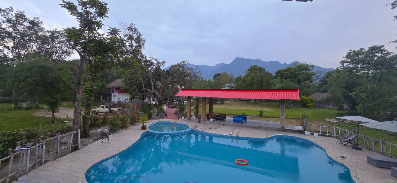 Swimming pool at Donyi Hango Camp