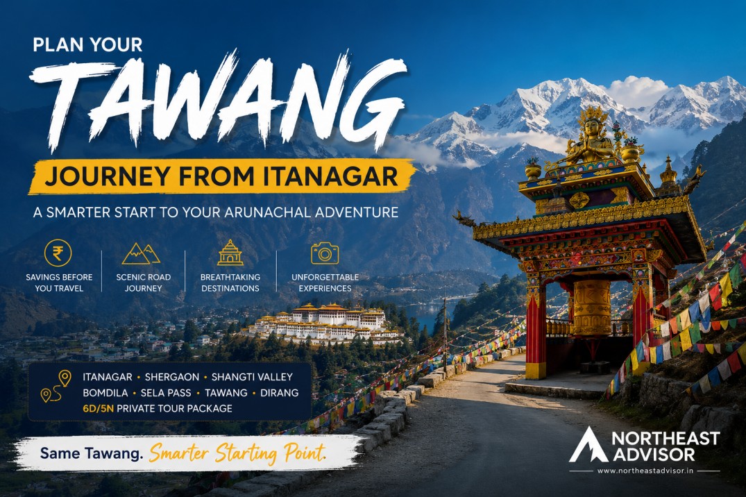 Tawang Tour Package from Itanagar