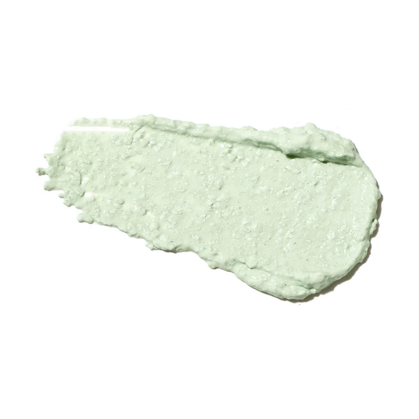Example of face serum, light green color.