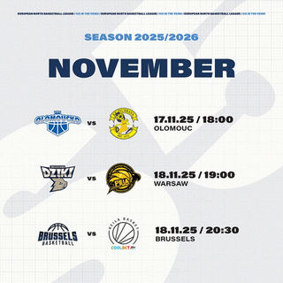 Dziki Warszawa and Brussels Basketball looking to extend win streaks