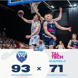 Joy in Groningen as Donar defeat TalTech/Alexela