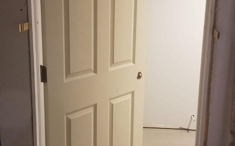 New interior door