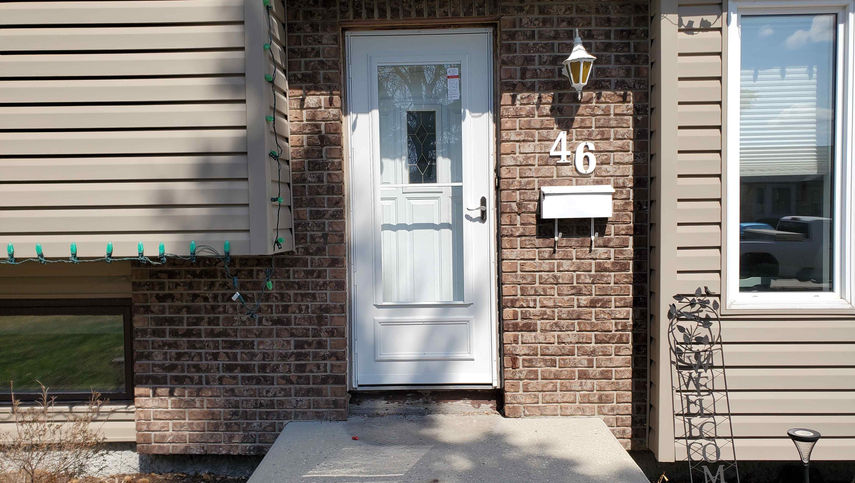 Storm door replacement before