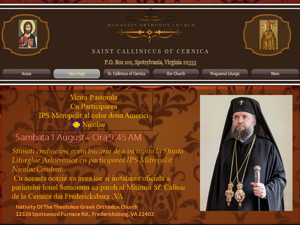 Sfantul Calinic De La Cernica Saint Callinicus