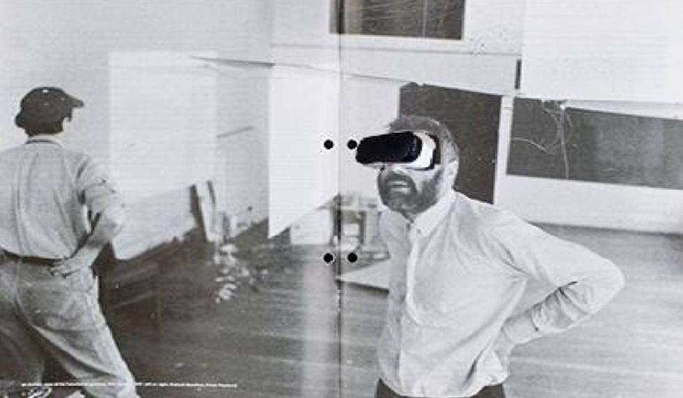 Victor Pasmore enjoys VR