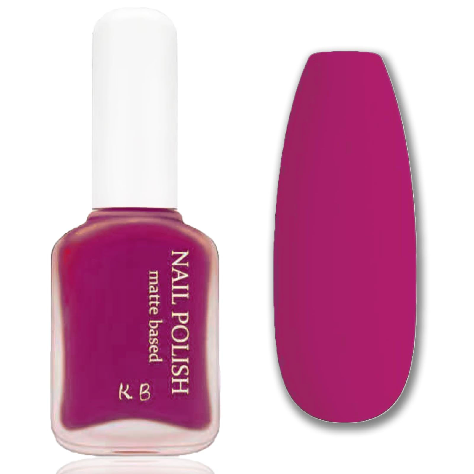 ASMAYSA Hot Pink Matte Nail Polish Air Dry Fuchsia Nail Polish No UV Light Neede