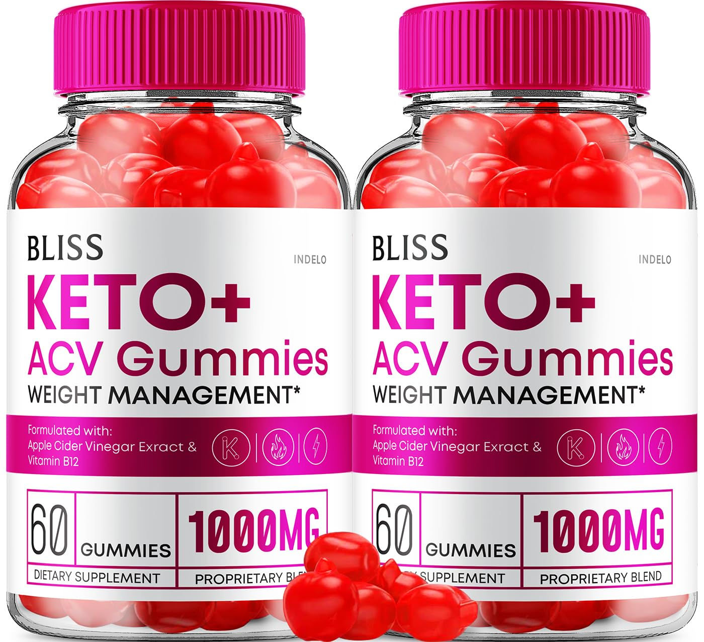 (2 Pack) Bliss Keto ACV Gummies Advanced Weight Loss Bliss Keto + ACV Gummies Ap