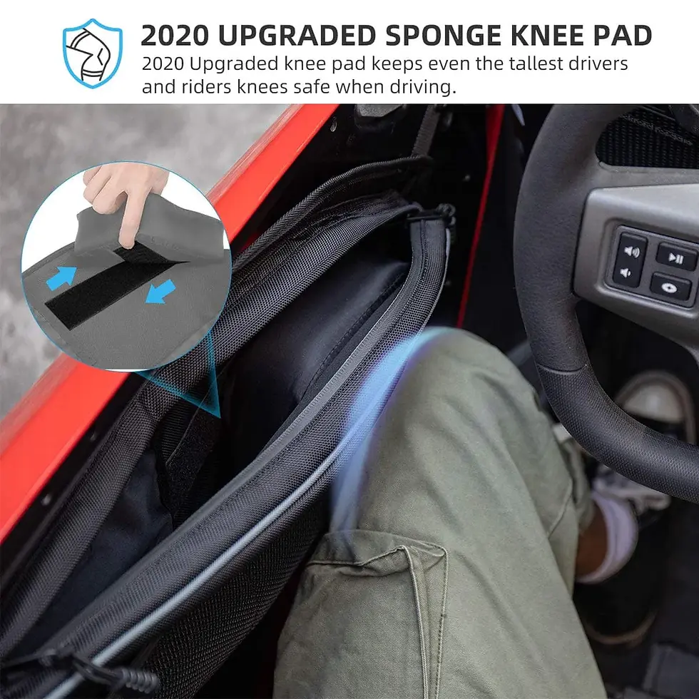 Thumbnail: Front Door Bag with Removable Knee Pad For RZR PRO XP 2020-2023