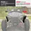 Thumbnail: Extended Front Full Mud Flaps 2PCS For Polaris RZR XP 1000 / TURBO