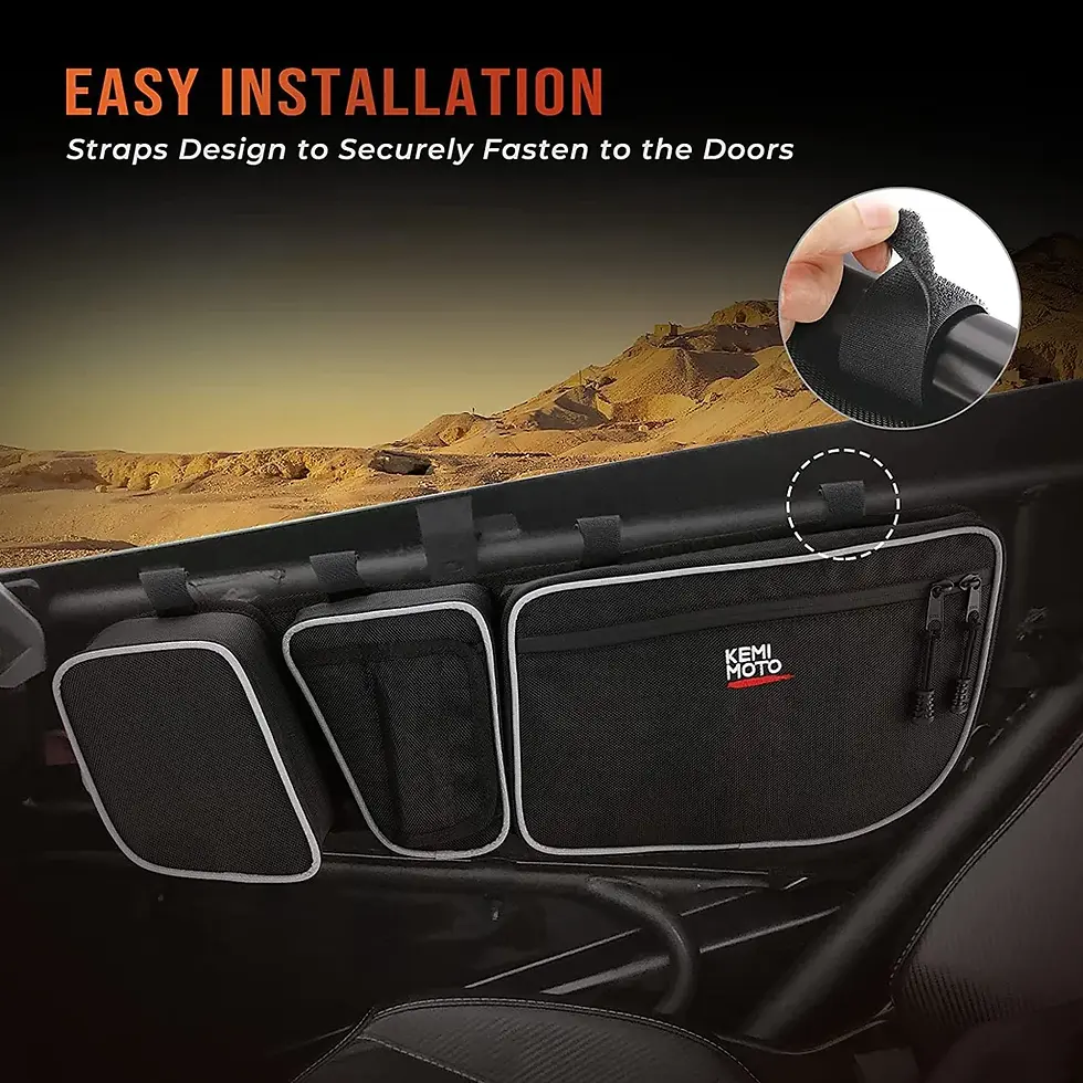 Thumbnail: Front and Rear Door Bags For Can Am Maverick X3 Max