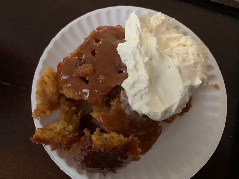 Sweet Potato-Caramel Poke Cake....