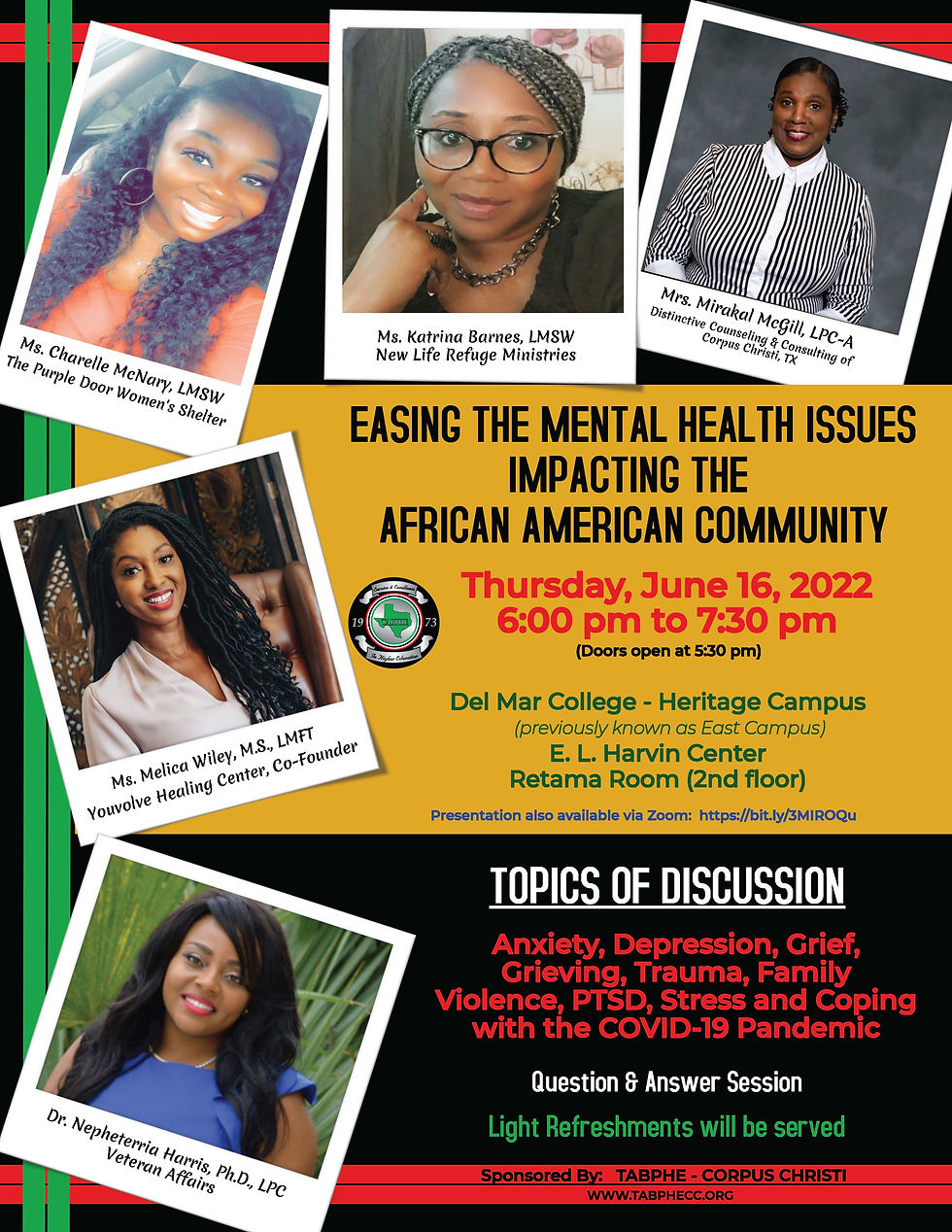 Mental Health Issues Impacting the AA Community (5-2-22)