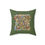 Thumbnail: Personalized Faux Suede Sage Green Throw Pillows with Illuminated Floral Alphabet W. Georgie and Lexy Gifts and Home USA.