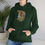 Thumbnail: Green Unisex Gildan 18500 Hooded Sweatshirt Personalized with name in Illuminated Letters. Georgie & Lexy Gifts & Home USA.