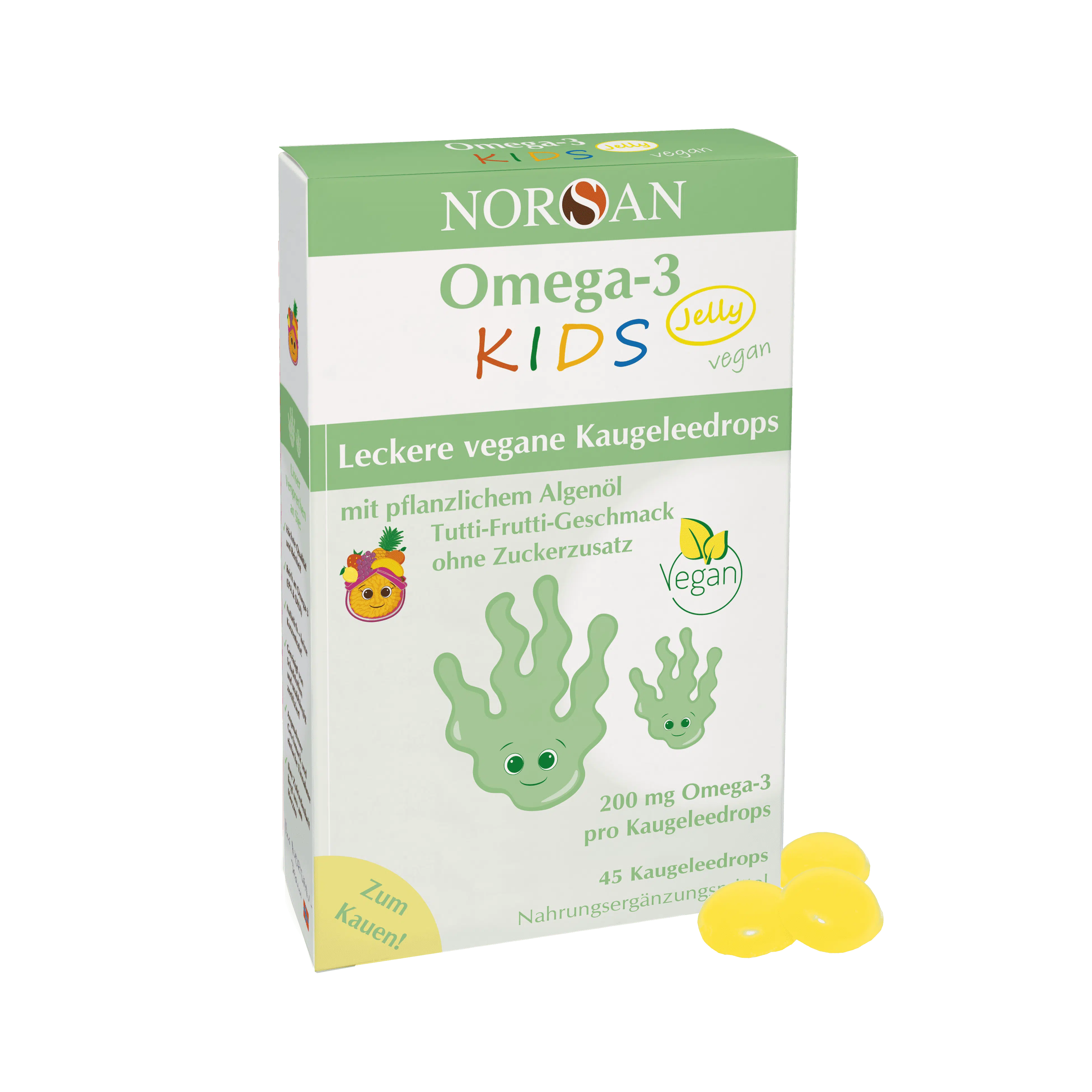 Omega-3 KIDS Jellys Vegan, 45 Stück.