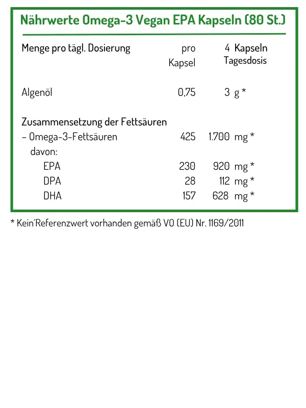 Omega- 3 Vegan Kapseln