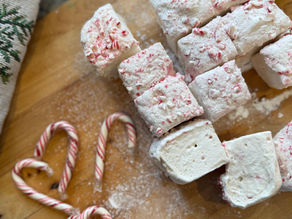 Homemade Peppermint Marshmallows