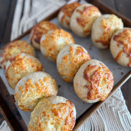 Garlic Herb & Cheese Sourdough Bagels