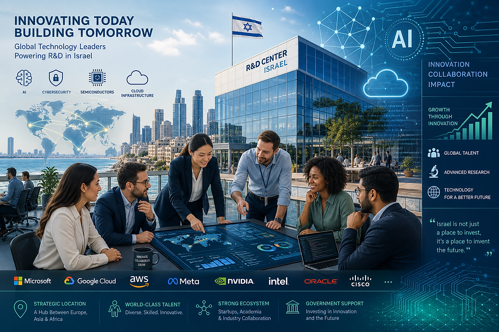 Discover why global companies are expanding R&D centers in Israel, how Webintelligency’s leadership supports a high quality setup process, and what international firms should consider before entering the market.