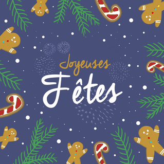 JOYEUSES FÊTES DE FIN D'ANNÉE.