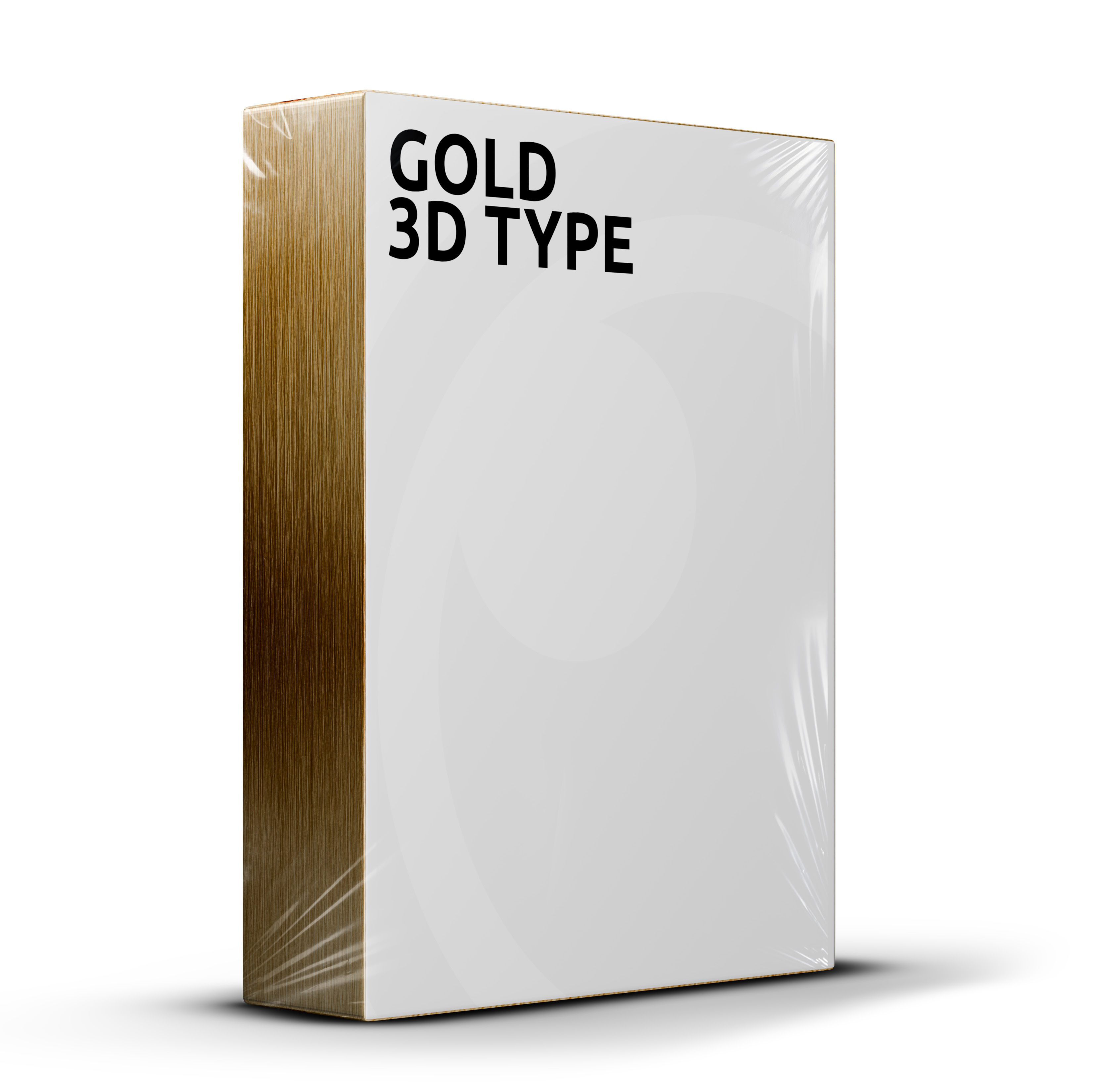Gold 3D Type Pack